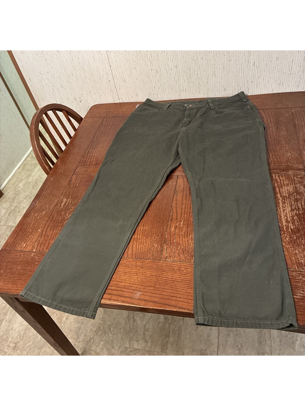 Carhartt Work Pants Women’s 18 X 30 Relaxed Fit Green RN 14806